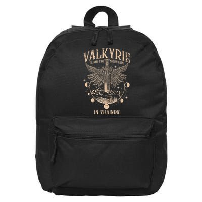 Vintage Retro Valkyrie Climb Them0untain In Training 16 in Basic Backpack