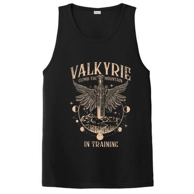 Vintage Retro Valkyrie Climb Them0untain In Training PosiCharge Competitor Tank