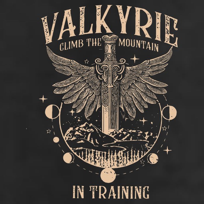 Vintage Retro Valkyrie Climb Them0untain In Training Hat