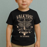 Vintage Retro Valkyrie Climb Them0untain In Training Toddler T-Shirt