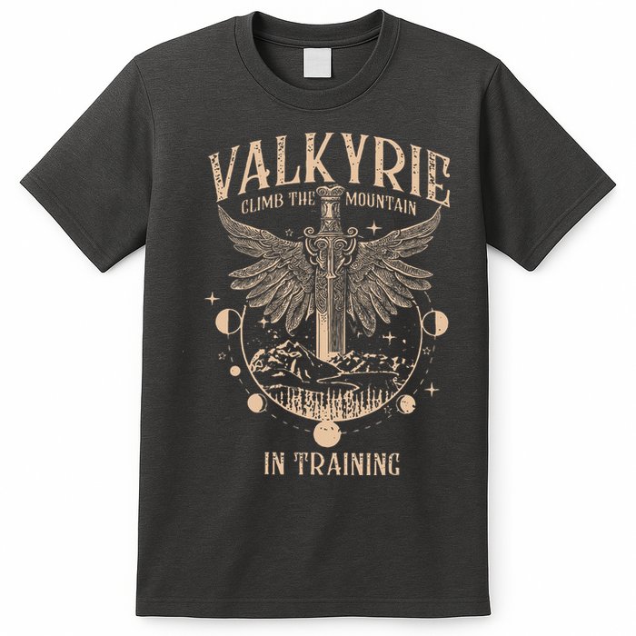Vintage Retro Valkyrie Climb Them0untain In Training T-Shirt