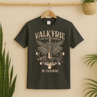 Vintage Retro Valkyrie Climb Them0untain In Training T-Shirt