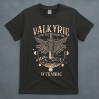 Vintage Retro Valkyrie Climb Them0untain In Training T-Shirt