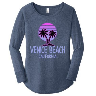 Vintage Retro Venice Beach California Gift Women's Perfect Tri Tunic Long Sleeve Shirt