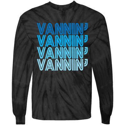 Vannin Retro Vanner Vanning Nation Van Lifestyle Tie-Dye Long Sleeve Shirt