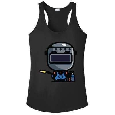 Vintage Robot Ladies PosiCharge Competitor Racerback Tank