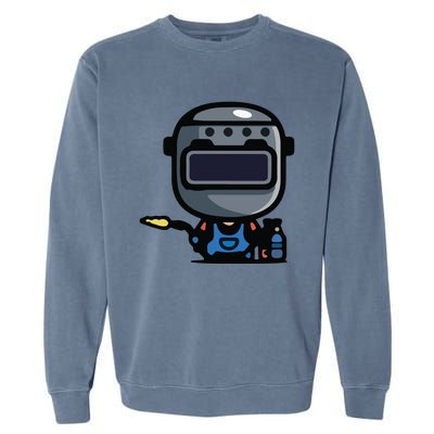 Vintage Robot Garment-Dyed Sweatshirt