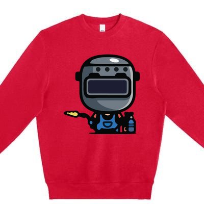 Vintage Robot Premium Crewneck Sweatshirt