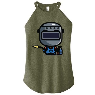 Vintage Robot Women's Perfect Tri Rocker Tank