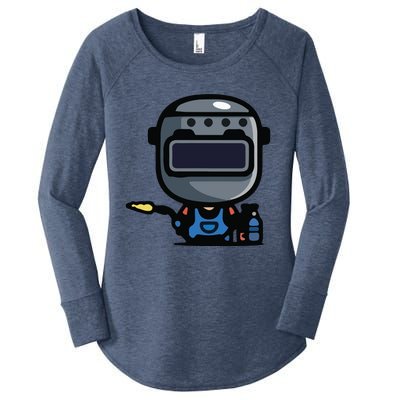 Vintage Robot Women's Perfect Tri Tunic Long Sleeve Shirt