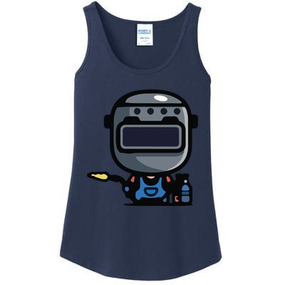 Vintage Robot Ladies Essential Tank