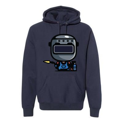 Vintage Robot Premium Hoodie