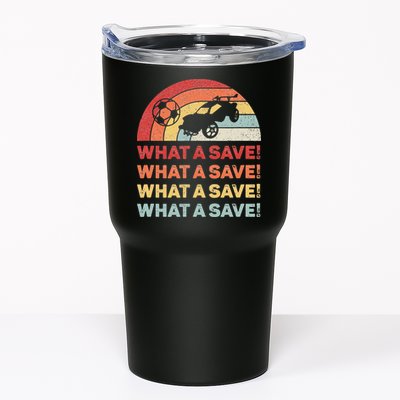 Vintage Retro What A Save Rocket Soccer Car League Tumbler