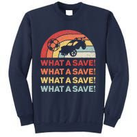 Vintage Retro What A Save Rocket Soccer Car League Sweatshirt