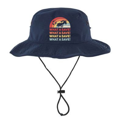Vintage Retro What A Save Rocket Soccer Car League Bucket Hat