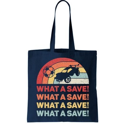 Vintage Retro What A Save Rocket Soccer Car League Bag