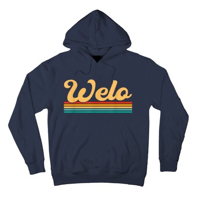 Vintage Retro Welo Dad Grandpa Gifts Hoodie