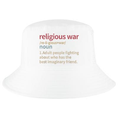 Vintage Religious War Definition Antireligious Activist Cool Comfort Performance Bucket Hat