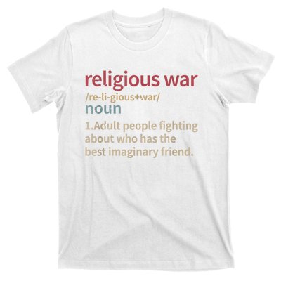 Vintage Religious War Definition Antireligious Activist T-Shirt