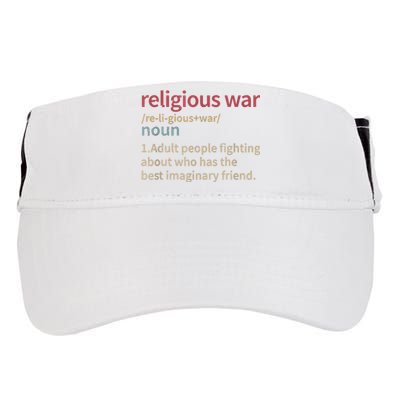 Vintage Religious War Definition Antireligious Activist Adult Drive Performance Visor