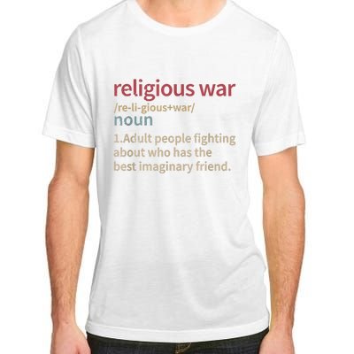 Vintage Religious War Definition Antireligious Activist Adult ChromaSoft Performance T-Shirt