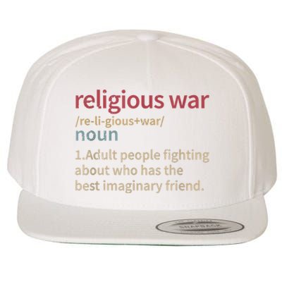 Vintage Religious War Definition Antireligious Activist Wool Snapback Cap