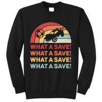 Vintage Retro What A Save Rocket Soccer Car League  Sweatshirt