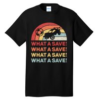 Vintage Retro What A Save Rocket Soccer Car League  Tall T-Shirt