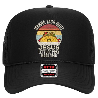 Vintage Retro Wanna Taco Bout Jesus Hat