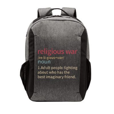 Vintage Religious War Definition Antireligious Activist Gift Vector Backpack