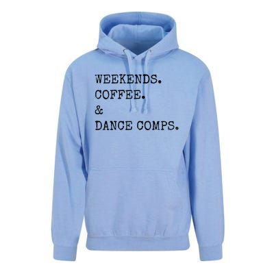 Vintage Retro Weekends Coffee And Dance Comps Unisex Surf Hoodie