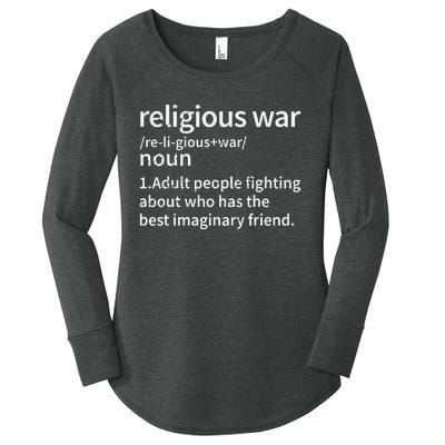 Vintage Religious War Definition Anti.Religious Activist Women's Perfect Tri Tunic Long Sleeve Shirt