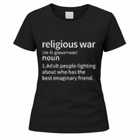 Vintage Religious War Definition Anti.Religious Activist Women's T-Shirt