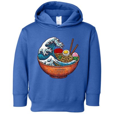 Vintage Ramen Wave Japanese Toddler Hoodie