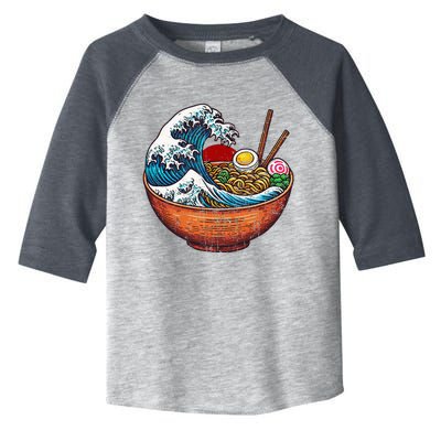 Vintage Ramen Wave Japanese Toddler Fine Jersey T-Shirt