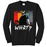 Vintage Retro What Ca For Women Men Funny Cat Lover Sweatshirt