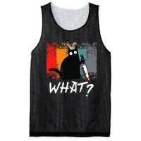 Vintage Retro What Ca For Women Men Funny Cat Lover Mesh Reversible Basketball Jersey Tank