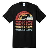 Vintage Retro What A Save Rocket Soccer Car League Tall T-Shirt