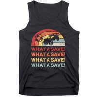 Vintage Retro What A Save Rocket Soccer Car League Tank Top