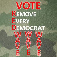 Vote Red Wave Remove Every Democrat Legacy Tie Dye Trucker Hat