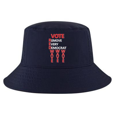 Vote Red Wave Remove Every Democrat Cool Comfort Performance Bucket Hat