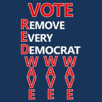 Vote Red Wave Remove Every Democrat 7-Panel Snapback Hat