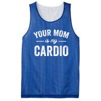 Vintage Retro Your Mom Is My Cardio Funny Gift Mesh Reversible Basketball Jersey Tank