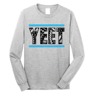 Vintage Retro Yeet Yeet Ww Quotes Design Long Sleeve Shirt