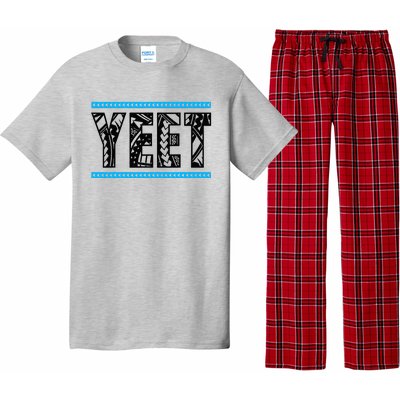 Vintage Retro Yeet Yeet Ww Quotes Design Pajama Set