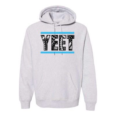 Vintage Retro Yeet Yeet Ww Quotes Design Premium Hoodie