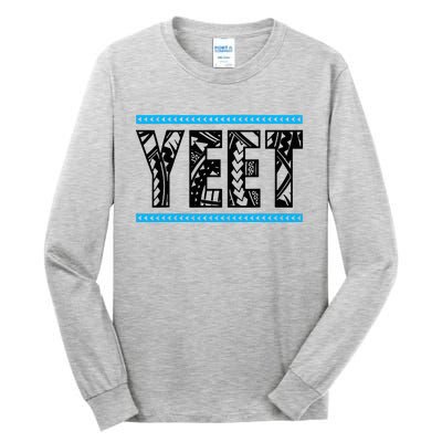 Vintage Retro Yeet Yeet Ww Quotes Design Tall Long Sleeve T-Shirt