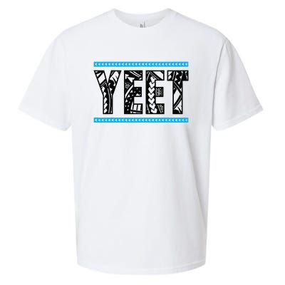 Vintage Retro Yeet Yeet Ww Quotes Design Sueded Cloud Jersey T-Shirt