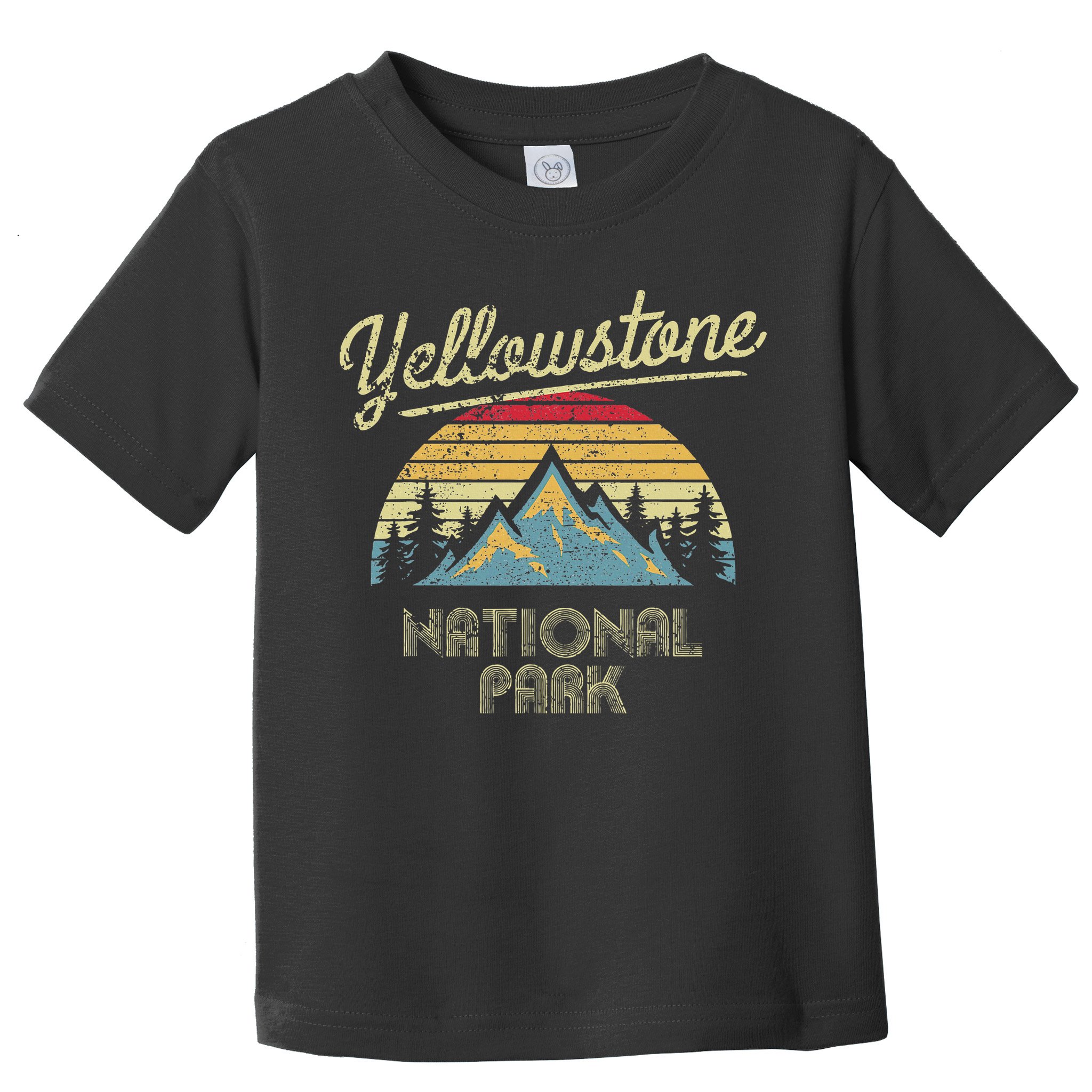 Vintage Retro Yellowstone National Park Toddler T-Shirt