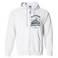 Vintage Retro Yellowstone National Park Hiking Full Zip Hoodie